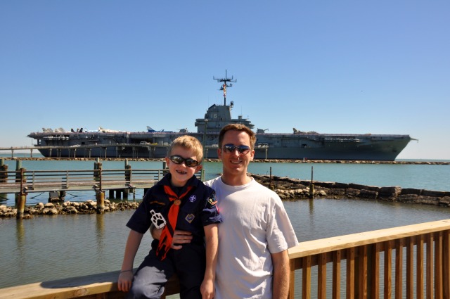 2012-03-04-USS Lexington-Ian-Josh.jpg
